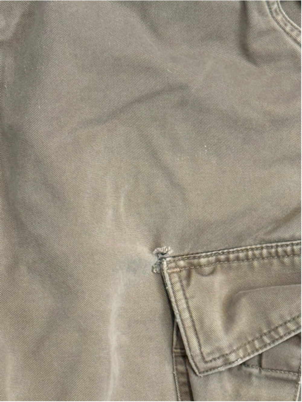 Vintage Y2K Polo Jeans Company Ralph Lauren Cargo Shorts Mens 36 Khaki Green - Picture 4 of 7